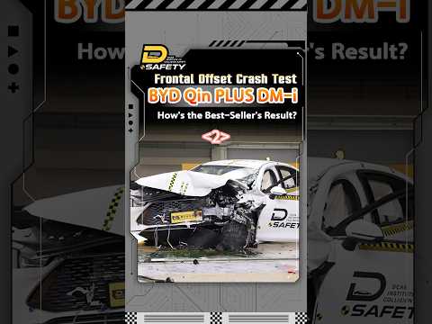 BYD QIN PLUS, How is the Best-Seller’s Result in China?#safetyfirst  #byd #dcarstudio  #crashtest