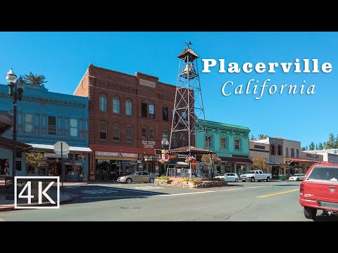 [4K] Historic Main Street Placerville California - Walking Tour