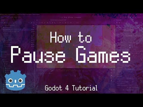 How to Pause the Game  - Godot 4 Gdscript Tutorial