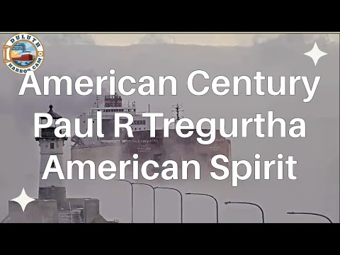 American Century, Paul R Tregurtha & American Spirit in Duluth 12/21/2024