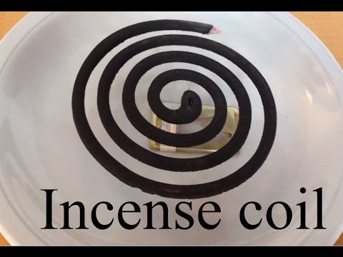 How to burn incense ❹/❺ Coil incense (incense spirals)