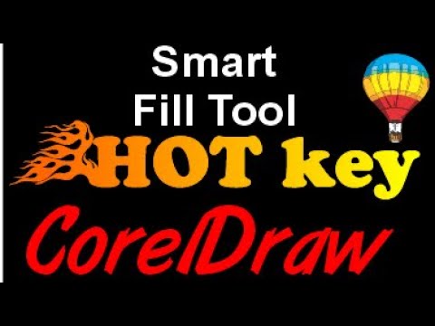 Corel Draw Tips & Tricks HOT KEY for SMART FILL