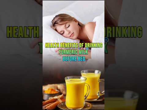 #healthbenefits of Drinking #turmericmilk Before Bed | #thepairafitness | #viral | #ytshorts #shorts