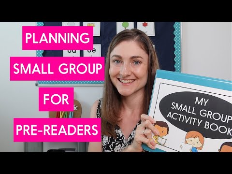 What Does a Small Group Lesson Look Like for Pre-Readers?