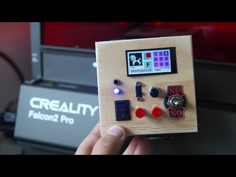 Creality Falcon2 PRO Laser Engraver: Let's Make an Enclosure for ESP32 Projects