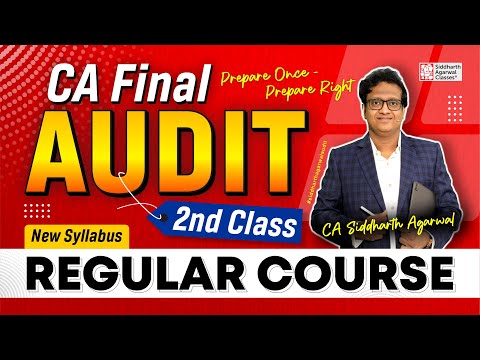 CA Final Audit 2nd Class | Chapter 1 complete | Siddharth Agarwal Audit