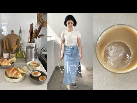 Wonderful Thai restaurant | Modori new item unboxing | Brunch at home & Iced Coffee | Singapore Vlog