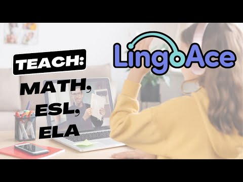 Teach Math or English with LingoAce