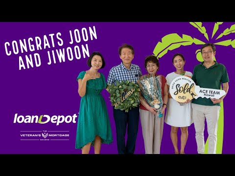 Congratulations Joon and Jiwoo with Erica Yoon and Tina Kang | Loan Depot Hawaii