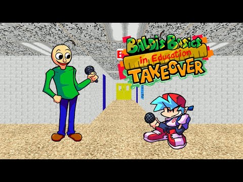 Friday Night Funkin': Baldi Basic's in Education Takeover (April fools Edition) (Gameplay showcase)