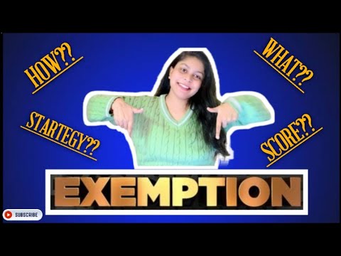 How I score EXEMPTION😍?? || STRAGEY?? || SCORE?? || Aditi Kashyap