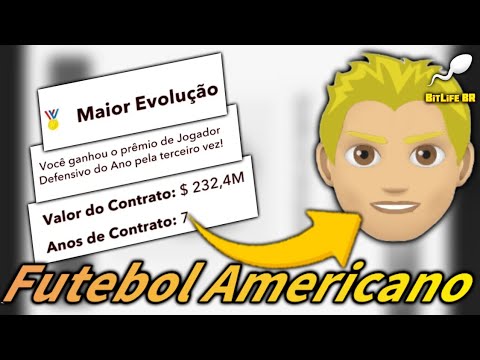 Virei O maior jogador de Futebol Americano 🏈 | Bitlife Br | Futebol Americano 🏈