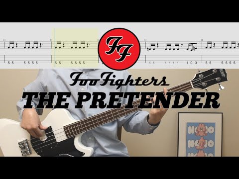 Explosive Energy: The Pretender - Foo Fighters Bass Cover│TAB