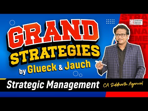 Grand Strategies by Glueck and Jauch | Strategic Management | Siddharth Agarwal