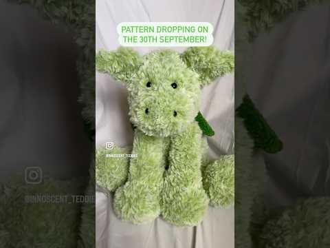 Fluffy dragon project reveal!! #amigurumitutorial #crochet #crochetpatterns #amigurumicrochet