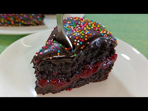 eggless Ultra-Rich and Moist chocolate Cake Pie | chocolate cake recipe