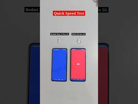 Redmi Note 12 Pro 5G vs Poco X5 Pro 5G Speed Test Comparison #youtubeshorts #viral #shortvideo #poco