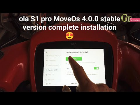 ola S1 pro MoveOs 4 stable version complete installation | how to install MoveOs 4 stable version