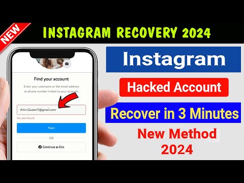 How to Recover Instagram Account Without Email Password And Number 2024 | Recover Hacked Instagram