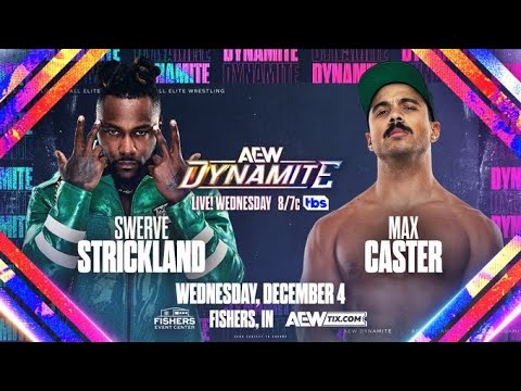 AEW Dynamite Swerve Strickland vs Max Caster (Sim)