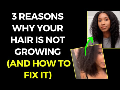 3 REASONS WHY YOUR HAIR IS NOT GROWING (AND HOW TO FIX IT!)