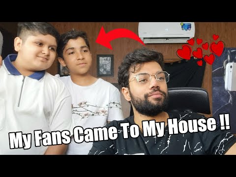 MY FANS CAME TO MY HOUSE !!!