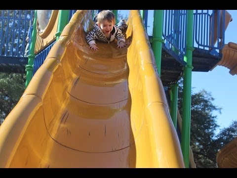 Baby Slides Head First!