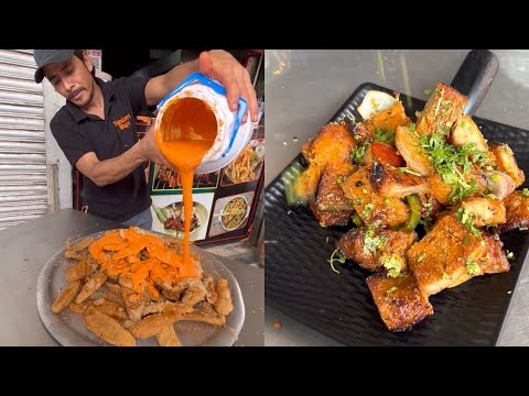 दिल्ली की सबसे Spiciest Tandoori Chaap 🥵 | Best Chaap in Delhi | Indian Street food