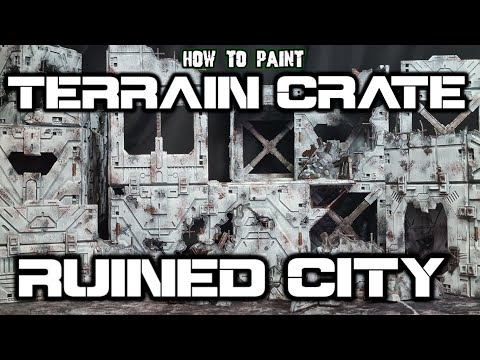 Terrain Crate Ruined City Tabletop Gaming Terrain build and paint tutorial