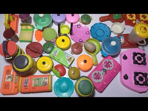 4:15 Minutes Satisfying with Unboxing Mini Plastic Kitchen Set ASMR | Cooking Toys Game