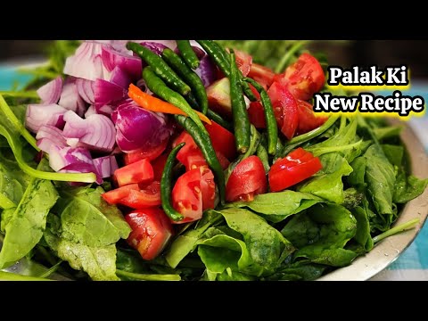 पालक की सब्जी बनाने की बिल्कुल नए तरिका | Palak Ki Sabji Recipe | palak ki Recipe |