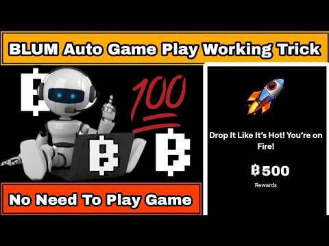 Blum Game Play Trick | Blum Auto Play | Blum Auto Play on Mobile | Blum Auto Play To Earn | #blum