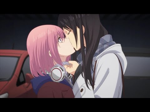 Anime girl kiss girl #9 | Lesbian kiss