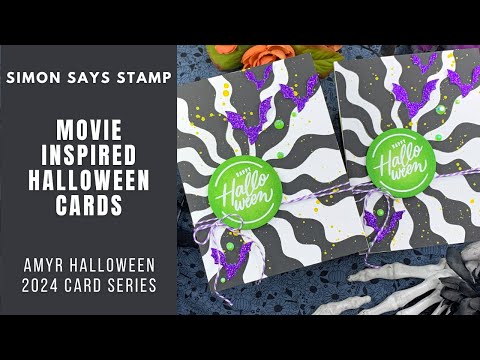 Movie Inspired Halloween Cards | AmyR Halloween 2024 Card Series #8