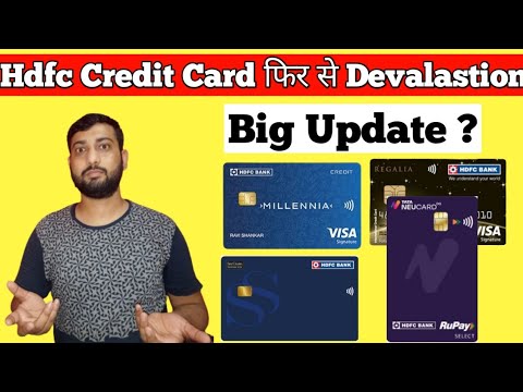 Hdfc Credit Card Again Devolution | Very bad update for hdfc credit card user ?