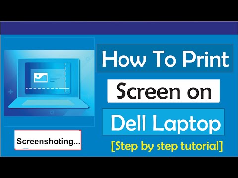 How to Print Screen in Dell Laptop / How to Screen Shot in Dell Laptop/ Capture Screenshot on Dell