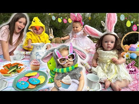 REBORN TODDLER MITCHELL CRASHES OUR EASTER TEA PARTY