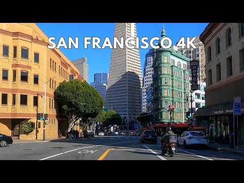 San Francisco 4K Driving Tour | Drive Through Downtown San Francisco