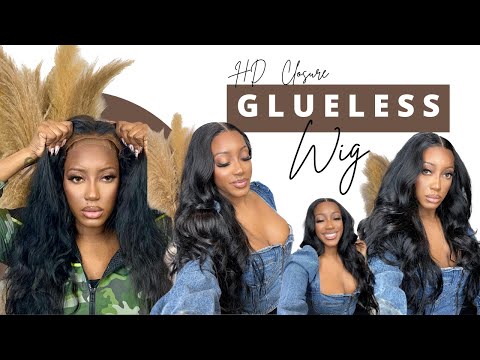 Glueless HD Lace Closure Wig Tutorial