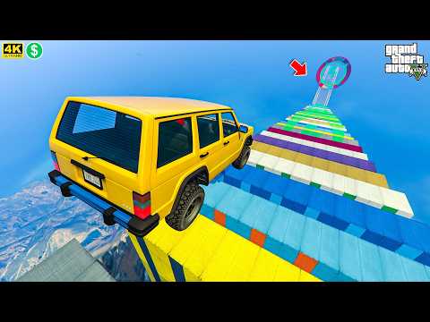 Satisfying GTA 5 MEGA RAMP Gameplay ▸ NO COPYRIGHT GAMEPLAY | 4K 60FPS | 835