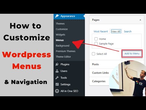 How To Customize Wordpress MENU Navigation