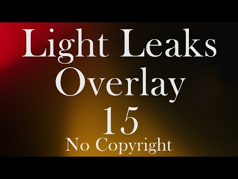 Cinematic Light Leak Overlays | Light Leaks | Full HD | 1920 X 1080 | Stock Video  | LL15