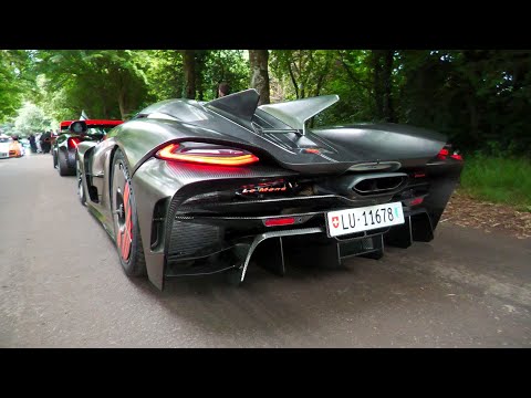 $3.5m Koenigsegg Jesko Absolut - Accelerations, Fly-By's & BRUTAL SOUNDS!