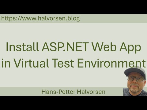 Install ASP.NET Core Web App in Virtual Test Environment using VirtualBox