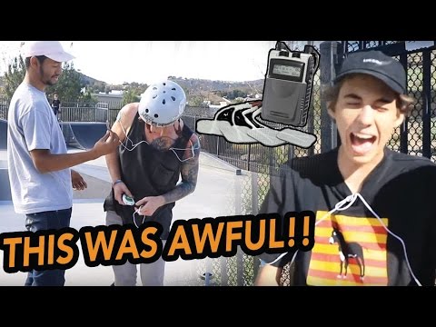 TENS UNIT CHALLENGE AT THE SKATEPARK