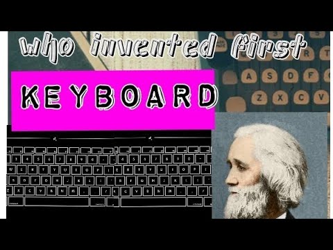 who invented the first Keyboard  #youtubeshortsvideo