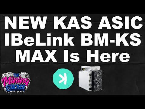 NEW Kaspa ASIC Miner IbeLink BM-KS MAX KAS Crypto Miner Is Here. Let's Talk About Specs and Pricing