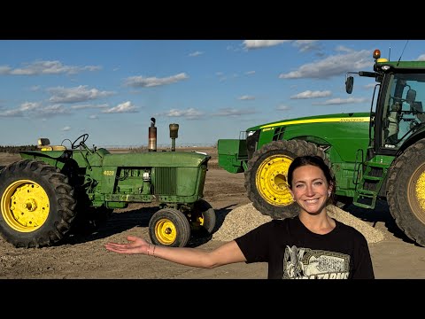 John Deere Tractors: New and Old