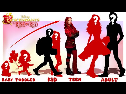 Descendants: The Rise of Red Growing Up Compilation | Cartoon WOW