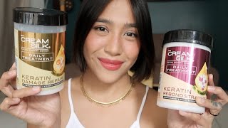 My Hair Journey + Trying Creamsilk Salon Expert Daily Treatment